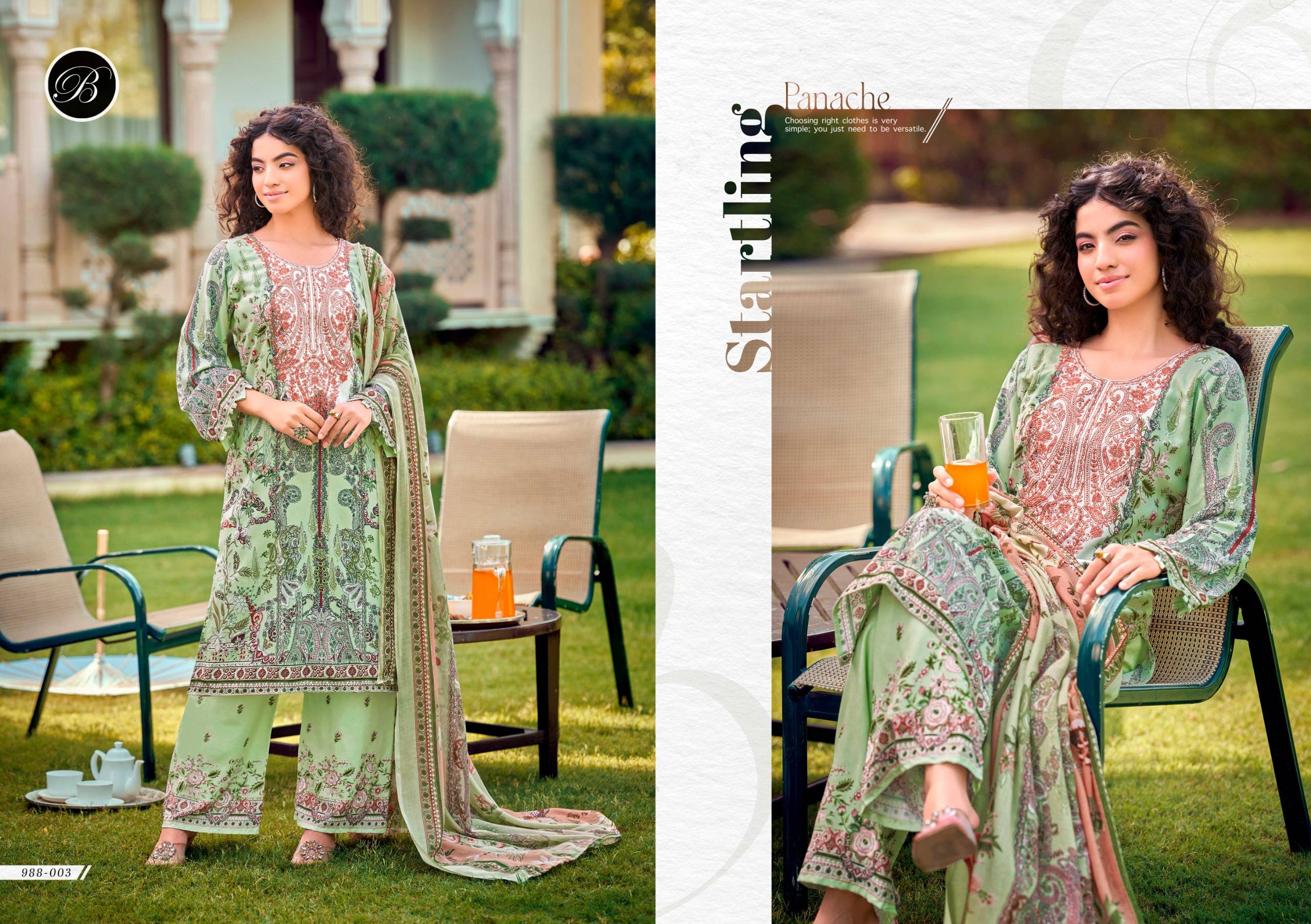 DILSHAD VOL 6 BY BELLIZA DESIGNER 01 To 08 Series Indian Traditional casual wear Pakistani Pure Viscose dresses At Wholesale Price